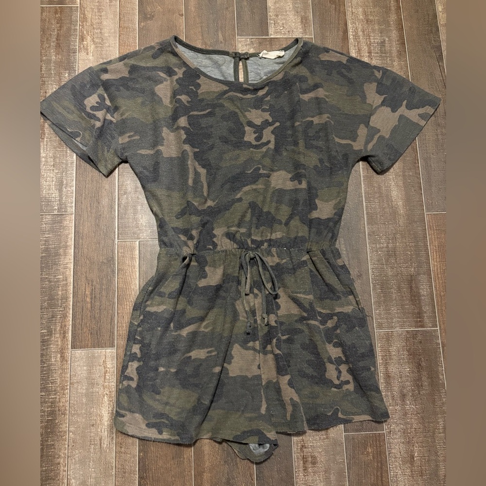 Altar’d State Camo short sleeve romper